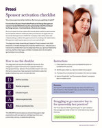 Sponsor Activation Checklist